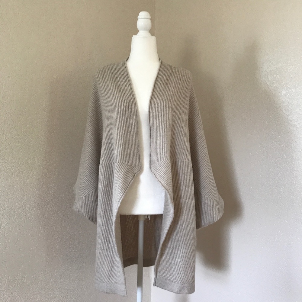 Lane Bryant Plus Batwing Sleeve Poncho Sweater